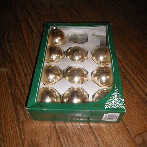 10 Vintage Rauch Large Glass Ball Decorative Ornaments